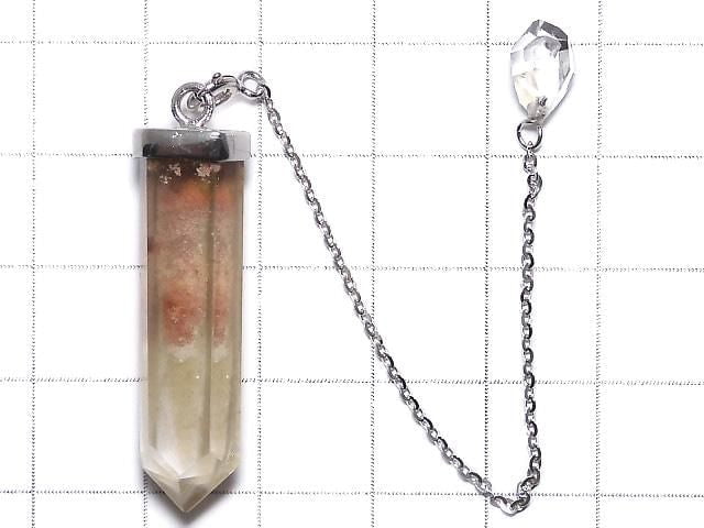 [Video][One of a kind] Garden Quartz AA++ Pendulum Silver925 NO.11