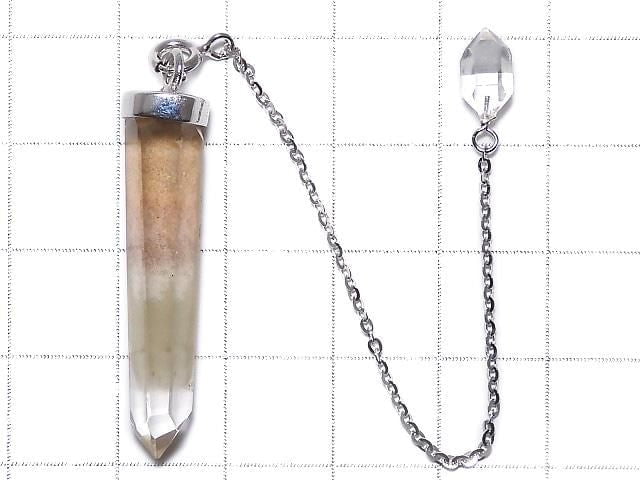 [Video][One of a kind] Garden Quartz AA++ Pendulum Silver925 NO.16