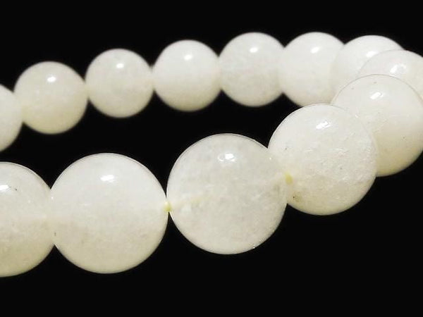 [Video][One of a kind] Libyan Desert Glass Round 12mm Bracelet NO.33
