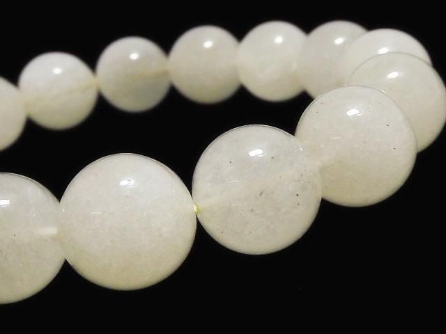 [Video][One of a kind] Libyan Desert Glass Round 13mm Bracelet NO.34