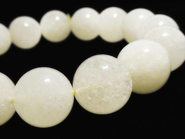[Video][One of a kind] Libyan Desert Glass Round 13mm Bracelet NO.38