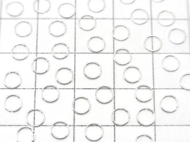 Silver925 Jump Ring (Open Type) [3mm][4mm][5mm] Gauge 0.5mm No coating 20pcs