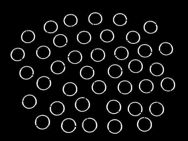 Silver925 Jump Ring (Open Type) [3mm][4mm][5mm] Gauge 0.5mm No coating 20pcs