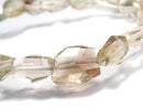 [Video][One of a kind] High Quality Oregon Sunstone AAA- Faceted Nugget Bracelet NO.134
