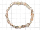 [Video][One of a kind] High Quality Oregon Sunstone AAA- Faceted Nugget Bracelet NO.139