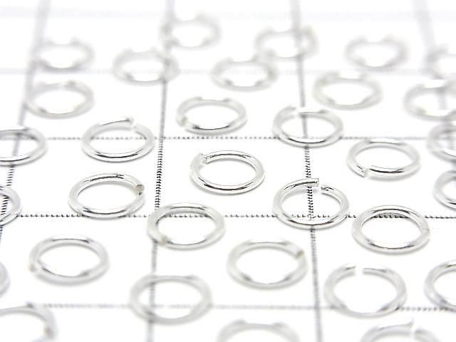 Silver 925 Jump Ring (Open Type) [3mm][4mm][5mm][6mm] Gauge 0.6mm No Coating 10pcs