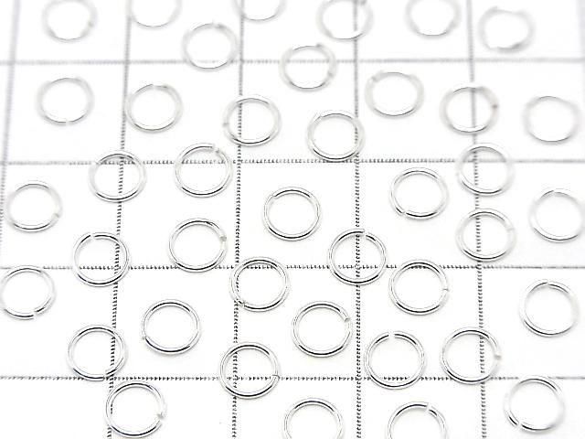Silver 925 Jump Ring (Open Type) [3mm][4mm][5mm][6mm] Gauge 0.6mm No Coating 10pcs