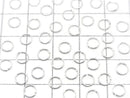 Silver925 Jump Ring (Open Type) [3mm][4mm][5mm][6mm] Gauge 0.6mm No Coating 20pcs