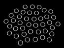 Silver925 Jump Ring (Open Type) [3mm][4mm][5mm][6mm] Gauge 0.6mm No coating 20pcs