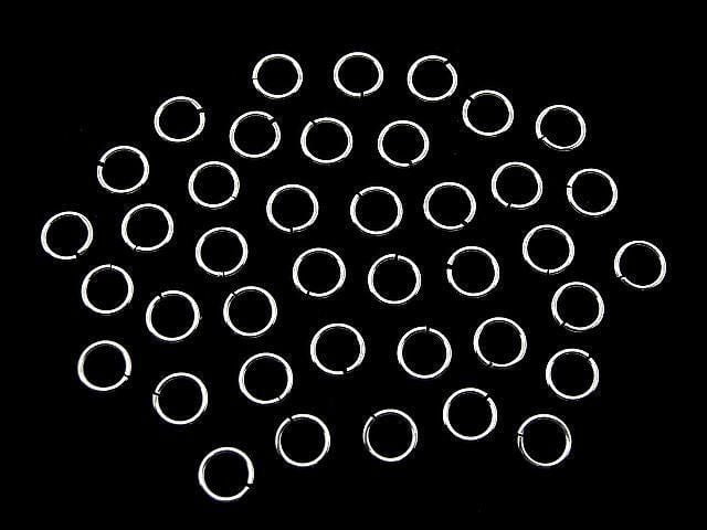 Silver925 Jump Ring (Open Type) [3mm][4mm][5mm][6mm] Gauge 0.6mm No coating 20pcs