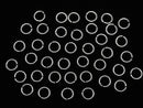 Silver925 Jump Ring (Open Type) [5mm][6mm] Gauge 0.7mm No coating 20pcs