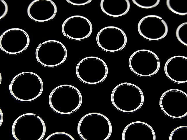 Silver 925 Jump Ring (Open Type) [5mm][6mm][8mm][10mm] Gauge 0.8mm No Coating 5pcs