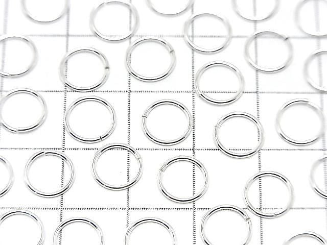 Silver 925 Jump Ring (Open Type) [5mm][6mm][8mm][10mm] Gauge 0.8mm No Coating 5pcs