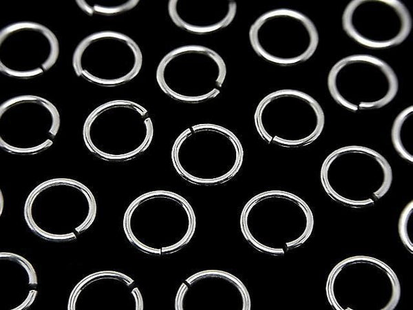 Silver925 Jump Ring (Open Type) [6mm][8mm] Gauge 1.0mm No coating 10pcs
