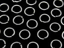 Silver925 Jump Ring (Open Type) [6mm][8mm] Gauge 1.0mm No Coating 10pcs