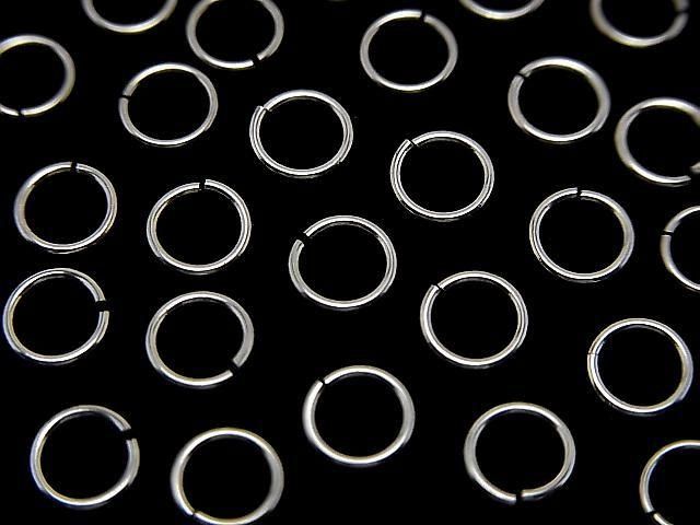 Silver 925 Jump Ring (Open Type) [3mm][4mm][5mm] Gauge 0.5mm Rhodium Plated 10pcs