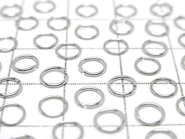 Silver 925 Jump Ring (Open Type) [3mm][4mm][5mm] Gauge 0.5mm Rhodium Plated 10pcs