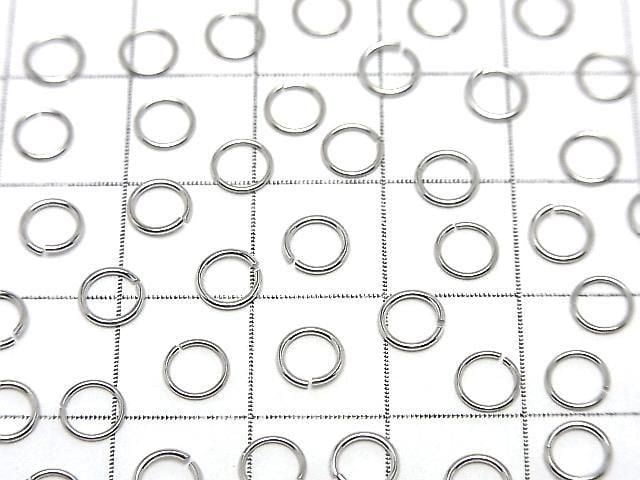 Silver 925 Jump Ring (Open Type) [3mm][4mm][5mm] Gauge 0.5mm Rhodium Plated 10pcs