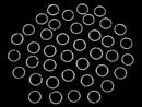 Silver925 Jump Ring (Open Type) [3mm][4mm][5mm] Gauge 0.5mm Rhodium Plated 20pcs
