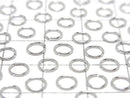 Silver925 Jump Ring (Open Type) [3mm][4mm][5mm][6mm] Gauge 0.6mm Rhodium Plated 20pcs