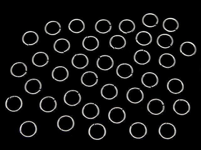 Silver 925 Jump Ring (Open Type) [3mm][4mm][5mm][6mm] Gauge 0.6mm Rhodium Plated 10pcs