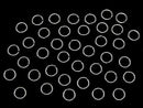 Silver925 Jump Ring (Open Type) [3mm][4mm][5mm][6mm] Gauge 0.6mm Rhodium Plated 20pcs