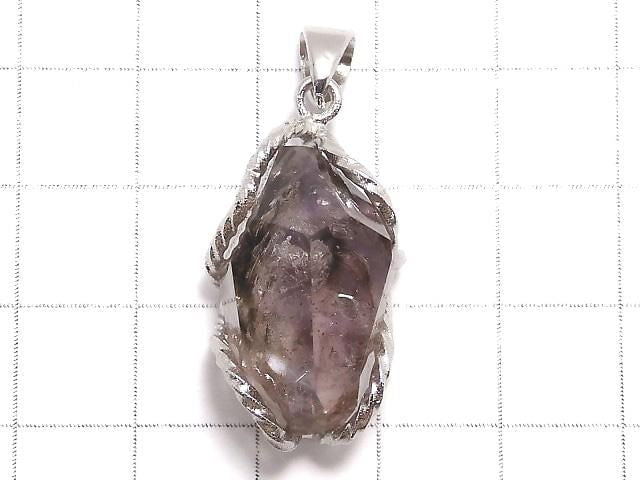 [Video][One of a kind] Elestial Quartz AAA- Pendant Silver925 NO.216