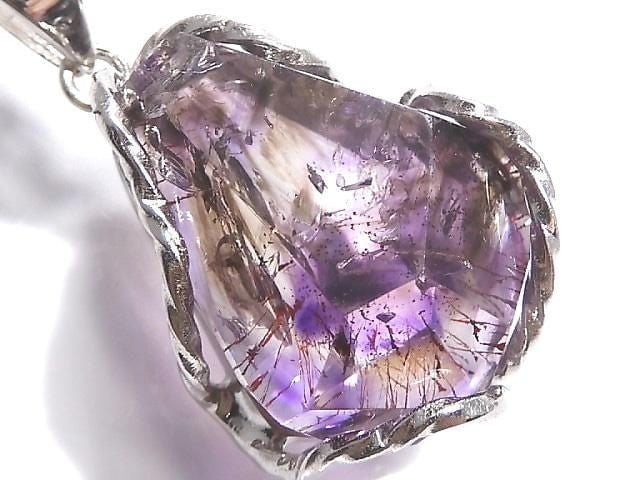 [Video][One of a kind] Elestial Quartz AAA- Pendant Silver925 NO.223