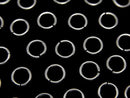Silver925 Jump Ring (Open Type) [5mm][6mm] Gauge 0.7mm Rhodium Plated 20pcs