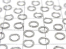 Silver925 Jump Ring (Open Type) [5mm][6mm] Gauge 0.7mm Rhodium Plated 20pcs