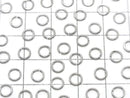 Silver925 Jump Ring (Open Type) [5mm][6mm] Gauge 0.7mm Rhodium Plated 20pcs