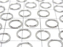 Silver925 Jump Ring (Open Type) [5mm][6mm][8mm][10mm] Gauge 0.8mm Rhodium Plated 10pcs