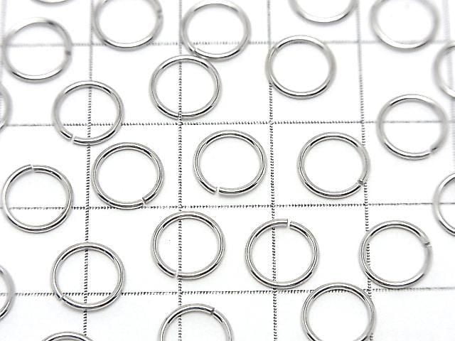 Silver 925 Jump Ring (Open Type) [5mm][6mm][8mm][10mm] Gauge 0.8mm Rhodium Plated 5pcs