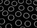 Silver925 Jump Ring (Open Type) [6mm][8mm] Gauge 1.0mm Rhodium Plated 10pcs