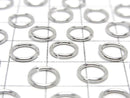Silver925 Jump Ring (Open Type) [6mm][8mm] Gauge 1.0mm Rhodium Plated 10pcs