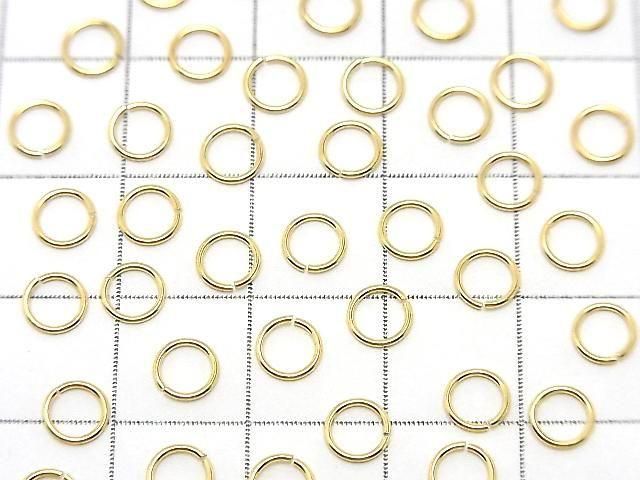Silver925 Jump Ring (Open Type) [3mm][4mm][5mm][6mm] Gauge 0.6mm 18KGP 10pcs