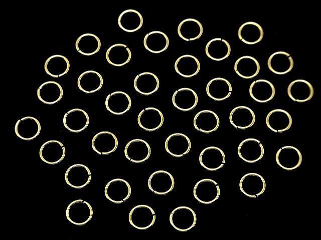 Silver925 Jump Ring (Open Type) [3mm][4mm][5mm][6mm] Gauge 0.6mm 18KGP 10pcs