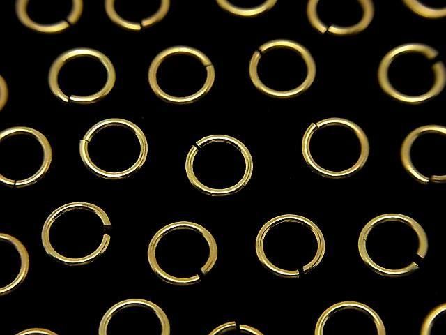 Silver925 Jump Ring (Open Type) [5mm][6mm] Gauge 0.7mm 18KGP 10pcs