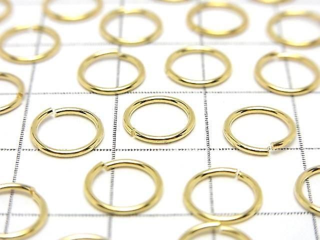 Silver925 Jump Ring (Open Type) [5mm][6mm][8mm][10mm] Gauge 0.8mm 18KGP 10pcs