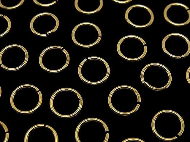 Silver925 Jump Ring (Open Type) [6mm][8mm] Gauge 1.0mm 18KGP 10pcs