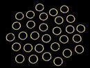 Silver925 Jump Ring (Open Type) [6mm][8mm] Gauge 1.0mm 18KGP 10pcs