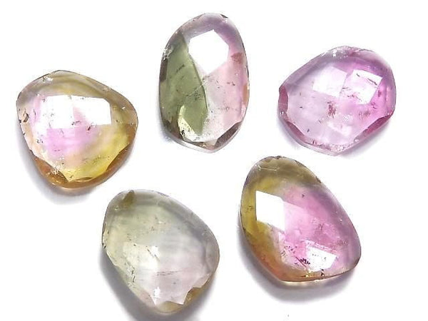 [Video][One of a kind] High Quality Tourmaline AAA- Faceted Loose stone 5pcs set NO.50