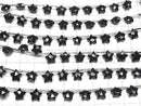 [Video] Onyx Faceted Star 8x8mm 1strand (8pcs )