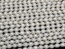 [Video] Fresh Water Pearl AA Rice 8x6x6mm White 1strand beads (aprx.13inch/33cm)