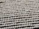 [Video] Fresh Water Pearl AA Wrinkle Potato 5mm White 1strand beads (aprx.13inch/33cm)