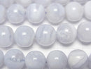 [Video]Blue Lace Agate AA Round 8mm half or 1strand beads (aprx.14inch/35cm)