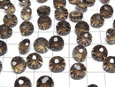 [Video]High Quality Smoky Quartz AAA Loose stone Round Faceted Fancy 10x10mm 2pcs