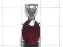 [Video][One of a kind] High Quality Ruby AAA- Faceted Pendant Silver925 NO.3