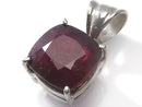 [Video][One of a kind] High Quality Ruby AAA- Faceted Pendant Silver925 NO.4