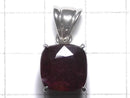 [Video][One of a kind] High Quality Ruby AAA- Faceted Pendant Silver925 NO.4